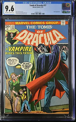 Buy Tomb Of Dracula #17 (1974) - Cgc Grade 9.6 - Blade Bitten By Dracula - Wolfman! • 158.12£