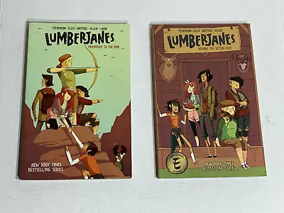 Buy LUMBERJANES Graphic Novel Lot Volumes 1 And 2 Noelle Stevenson, Brooke Allen • 15.13£