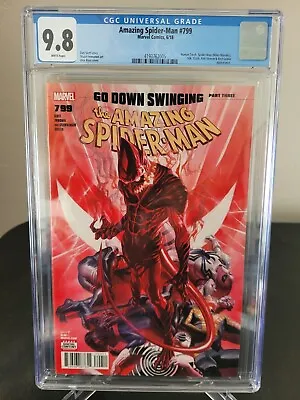 Buy Amazing Spider-man #799 Cgc 9.8 Graded Marvel Comics Red Goblin Alex Ross Cover • 50.66£