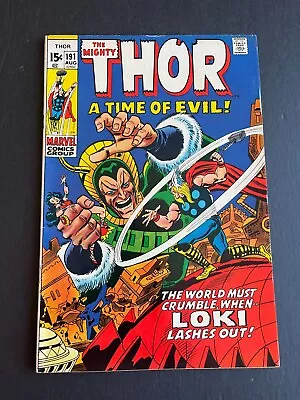 Buy Thor #191 - 1st Appearance Of Durok The Demolisher (Marvel, 1971) F/VF • 12.79£