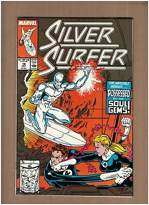 Buy Silver Surfer #16 Marvel Comics 1988 Ron Lim Fantastic Four App. VF+ 8.5 • 4.29£