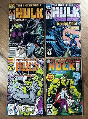 Buy Incredible Hulk #376 #383 #384 #393 Comic Book Lot Marvel VFNM • 11.95£