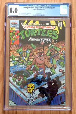 Buy Archie Adventures Series Teenage Mutant Ninja Turtles Adventures #7 CGC 8.0 • 16.09£