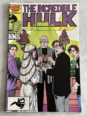 Buy Incredible Hulk #319 VF/NM 9.0 - Buy 3 For Free Shipping! (Marvel, 1986) AF • 3.80£