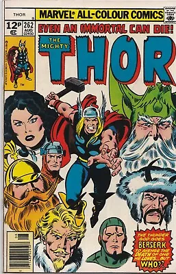 Buy The Mighty Thor #262 Aug 1977 FINE+ 6.5 The Soul Survivors • 3.50£