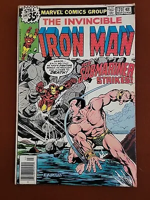 Buy Invincible Iron Man #120 Newsstand - 1st App Justin Hammer 1979 - Namor  • 18.38£
