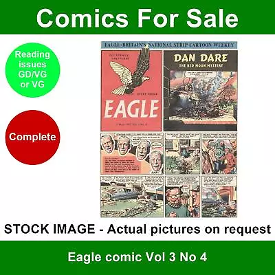 Buy Eagle Comic Vol 3 No 4 - GD/VG To VG - 02 May 1952 • 4.99£