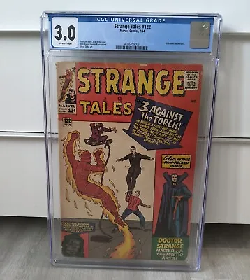 Buy 🔥🔥 Strange Tales #122 CGC 3.0 Human Torch Nightmare Appearance 1964 • 79.43£