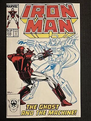 Buy Marvel Comics Iron Man Vol.1 #219 Bob Layton Cover, 1st Appearance Of Ghost 1987 • 19.10£