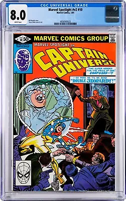 Buy Marvel Spotlight V2 #10 CGC 8.0 (Jan 1981) Steve Ditko Cover, Captain Universe • 35.62£