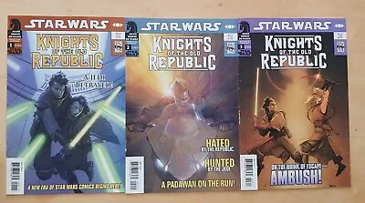 Buy 2006 Star Wars Knights Of The Old Republic 1,2,3, VF-NM, KOTOR, Dark Horse Comic • 85.13£