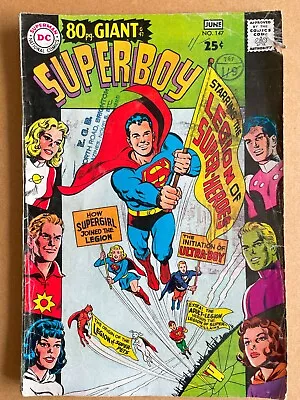 Buy Superboy #147 80 Page Giant G-47.DC Comics Silver Age June 1968  Fair Condition  • 2.50£