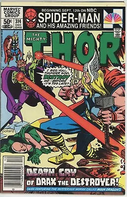 Buy 1962 Marvel Comics - The Mighty Thor #314 Newsstand Edition (G) • 3.19£