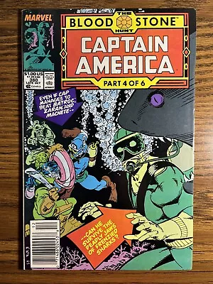 Buy Captain America 360 Newsstand 2nd Appearance Of Crossbones Marvel Comics 1989 • 7.60£