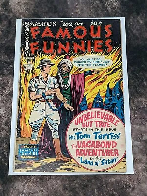 Buy Famous Funnies #202 VG Cream/Off White Pages • 355.62£