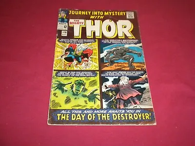 Buy BX9 Journey Into Mystery #119 Marvel 1965 Comic 4.5 Silver Age 1ST DESTROYER! • 49.46£