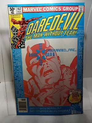 Buy Daredevil #167 1980 Frank Miller 1st App Mauler Key Newsstand  (m14) • 20.81£