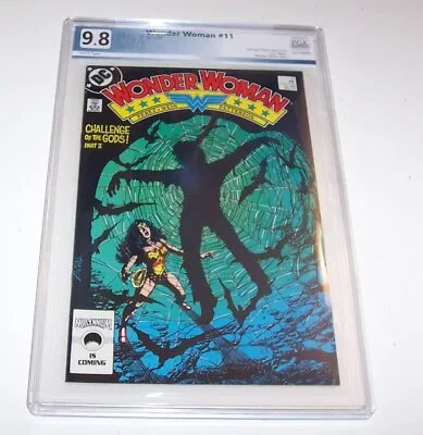 Buy Wonder Woman (V2) #11 - PGX NM/MT 9.8 -  DC 1987 Copper Age Issue • 52.04£
