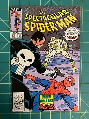 Buy The Spectacular Spider-Man #143 - Oct 1988 - Vol.1 - Direct - Minor Key  (1082A) • 4.30£