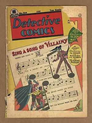 Buy Detective Comics #124 PR 0.5 1947 • 243.28£