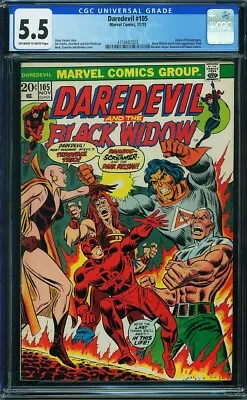 Buy Daredevil 105 Cgc 5.5 Off White To White Pages B6 • 71.95£