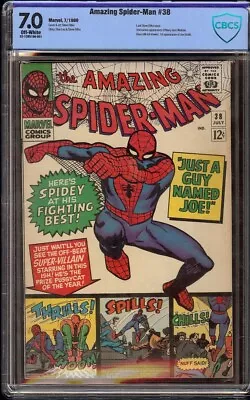 Buy Amazing Spider-Man # 38 CBCS 7.0 OW (Marvel, 1966) 2nd Appearance MJ Watson • 156.83£