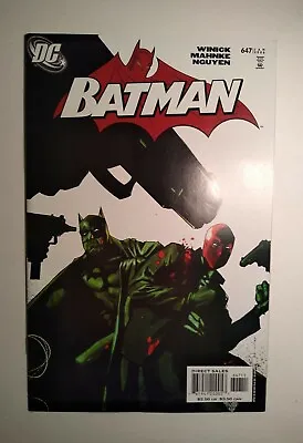 Buy Batman #647 (Jan 2006, DC) 9.8+ MINT EARLY RED HOOD APPEARANCE WITH CARDS • 12.06£