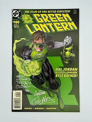 Buy DC Green Lantern #100 July 98 Signed With Dedication By Austin & Marz • 75.49£
