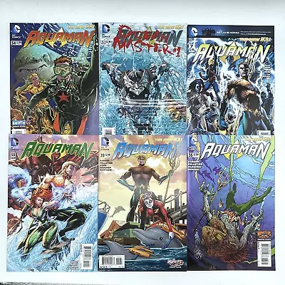 Buy AQUAMAN #7, 23.2 Lenticular, 34 Selfie, 35 Monster 39 Harley 50 New 52 DC Comics • 48.35£