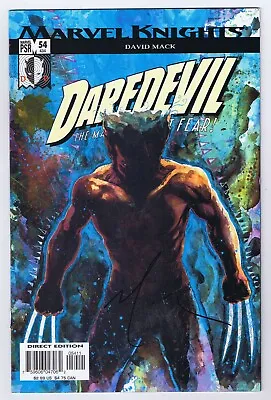 Buy Daredevil #54 Echo Origin VF/NM Signed W/COA David Mack 2004 Marvel Comics • 37.99£