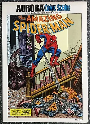 Buy Aurora Comic Scenes: Amazing Spider-Man 182-140 (1974) J. Romita Art • 34.99£