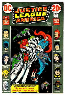 Buy JUSTICE LEAGUE OF AMERICA #101 In VF+ Condition DC 1972 Bronze Age Comic W/ JSA  • 19.99£