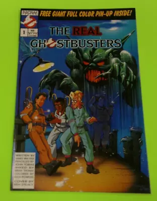 Buy The Real Ghostbusters #1 FN/VF 7.0 1st Print W/Pin-Up! Now Comics 1988 • 35.58£