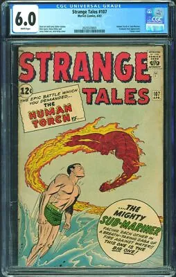Buy Strange Tales #107 (Marvel, 1963) CGC 6.0 - KEY • 591.27£