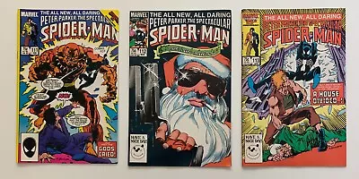Buy Spectacular Spider-Man #111, 112 & 113 Copper Age Comics (Marvel 1986) VF- • 16.88£