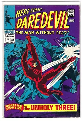 Buy (1964) Marvel Daredevil #39 Silver Age Stan Lee - 1st Exterminator - Vg/fn • 15.99£