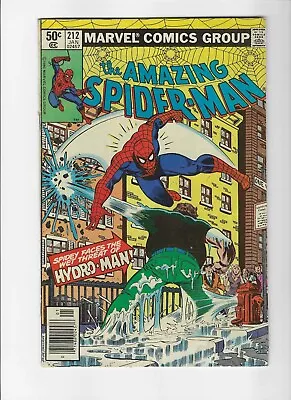 Buy Amazing Spider-Man #212 Newsstand 1st App Of Hydro-Man 1963 Series Marvel • 23.17£