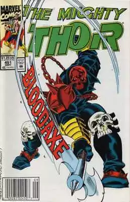 Buy Thor #451 Newsstand Cover (1966-1996) Marvel Comics • 13.39£