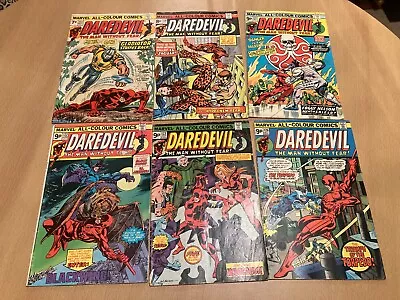 Buy Daredevil 113, 120, 121, 122, 123, 126 – X6 Bronze Age Marvel Comics • 24.99£