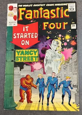 Buy FANTASTIC FOUR #29 (Marvel 1964) FN- (5.5)  KIRBY • 115£