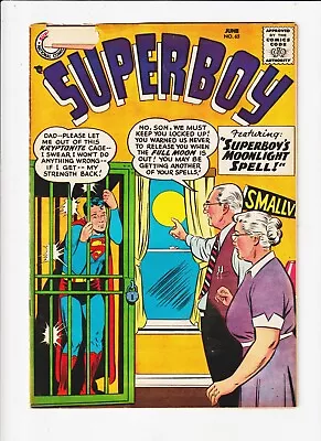Buy SUPERBOY 65 Superman Silver Age 1958 DC COMIC Superboy's Moonlight Spell! C SWAN • 19.99£
