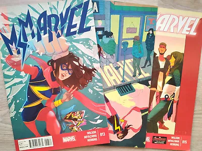 Buy Ms Marvel Bundle 13 14 15 Crushed Complete Story Arc 2015 Wilson Miyazawa • 3£