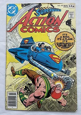 Buy Superman Action Comics No. 481 MAR 30410 DC Supermobile 12p • 6.99£