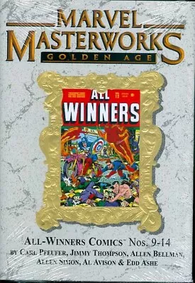 Buy MARVEL MASTERWORKS Timely Golden Age All-Winners Vol 4 Hardcover! DM Variant 170 • 51.76£