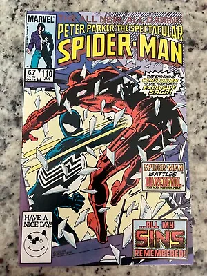 Buy Spectacular Spider-Man #110 Vol 1 (Marvel 1986) 1st Modern Age Issue, High-grade • 6.44£