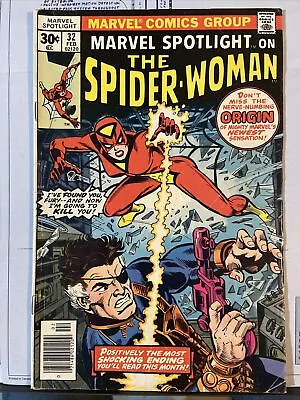 Buy Marvel Spotlight #32 On The Spider-Woman (1977)1st App. And Origin Spider-Woman • 39.98£