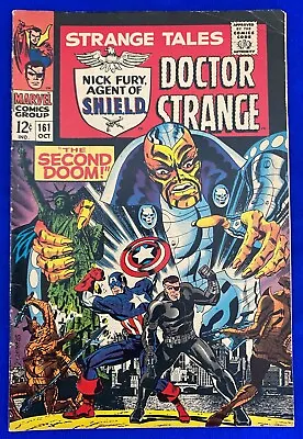 Buy Oct 1967 Marvel Comics Strange Tales Nick Fury Agent Of Shield Comic Book #161 • 7.84£
