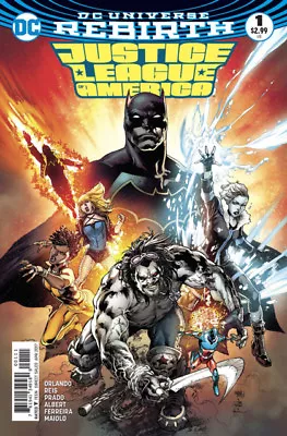 Buy Justice League Of America #1 (NM)`17 Orlando/ Reis  (Cover A) • 2.95£