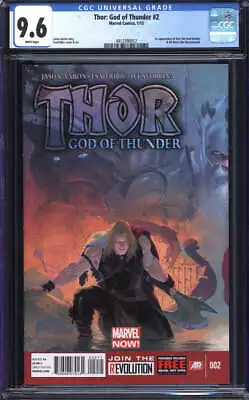 Buy Thor: God Of Thunder #2 Cgc 9.6 White Pages // 1st Gorr God Butcher 2013 • 47.44£