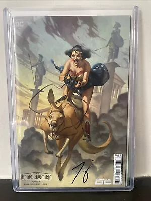 Buy DC Wonder Woman #1 Cover C Tedesco Variant Signed Tom King From Midtown + Cert • 29£